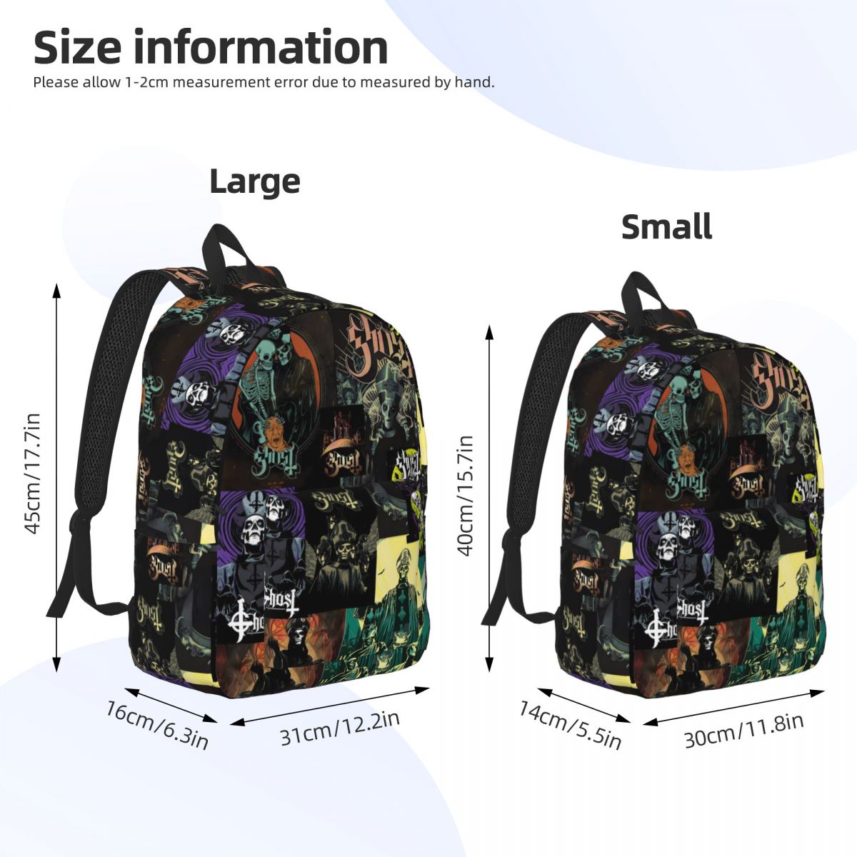 Ghost Band Backpack 3D Print M - Interior Design Xmas reseña y precio