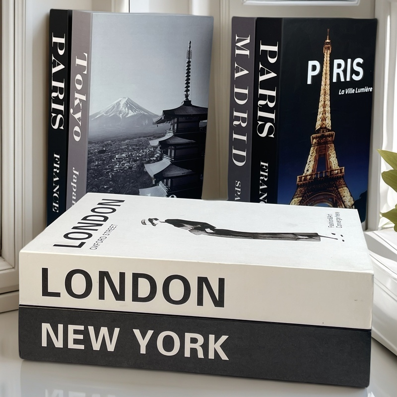 Luxury Fake Book Storage Box A - Interior Design Book reseña y precio