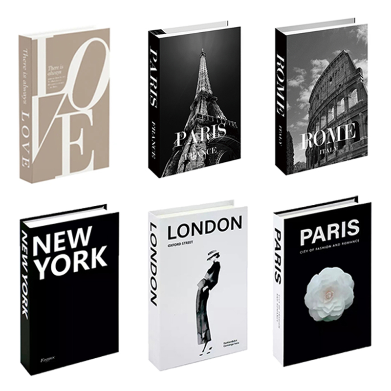 Luxury Fake Book Storage Box A - Interior Design Book reseña y precio