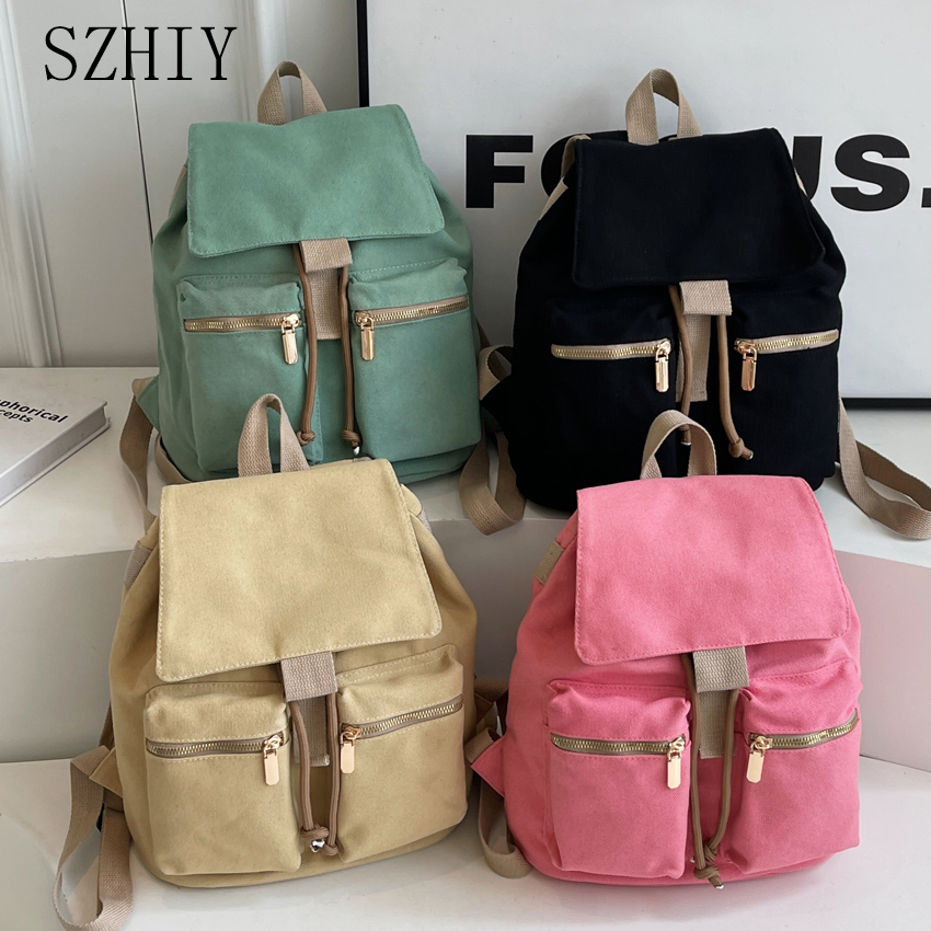Canvas Backpack Women Travel B - Interior Design Women reseña y precio
