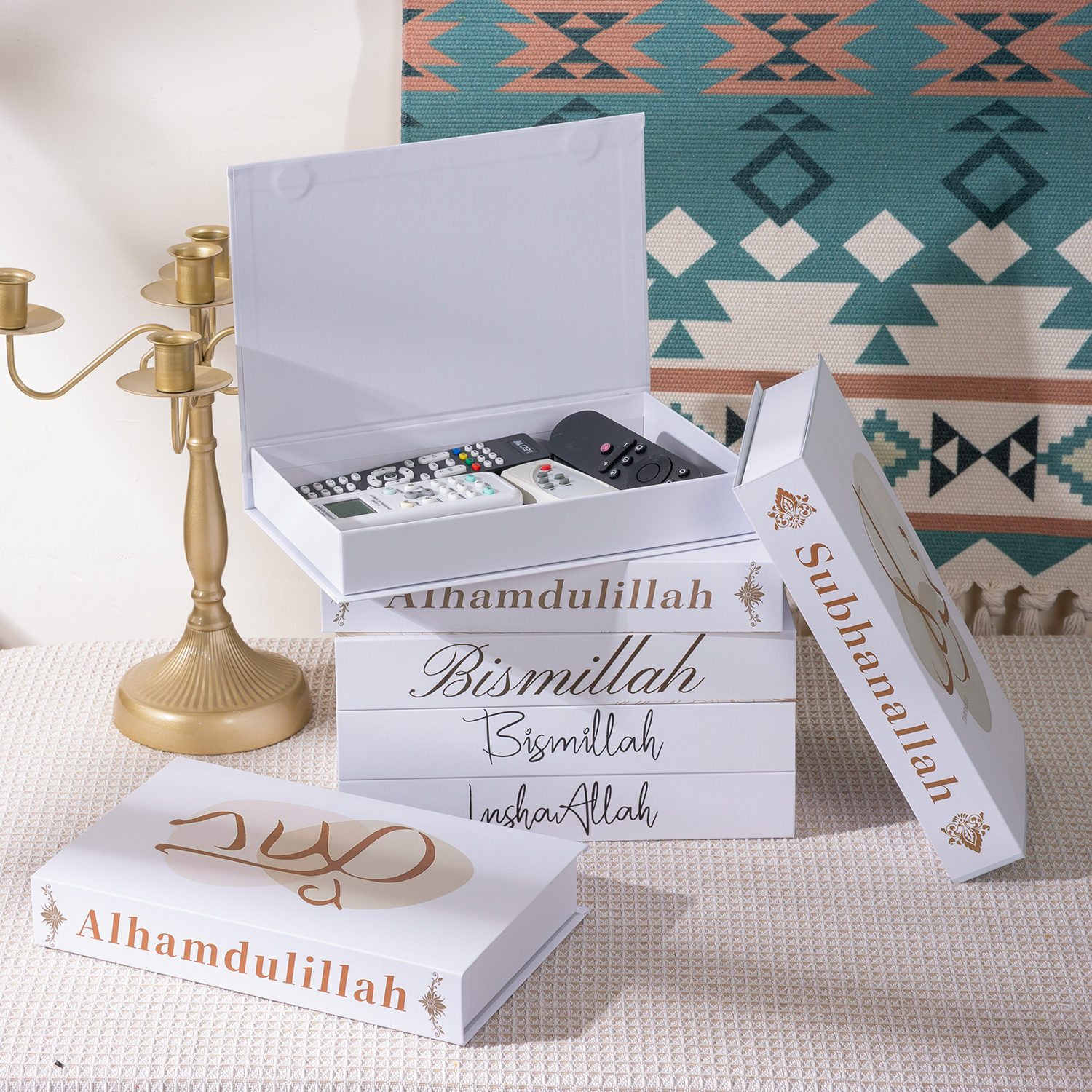 Islamic Luxury Fake Book Decor - Interior Design Book reseña y precio