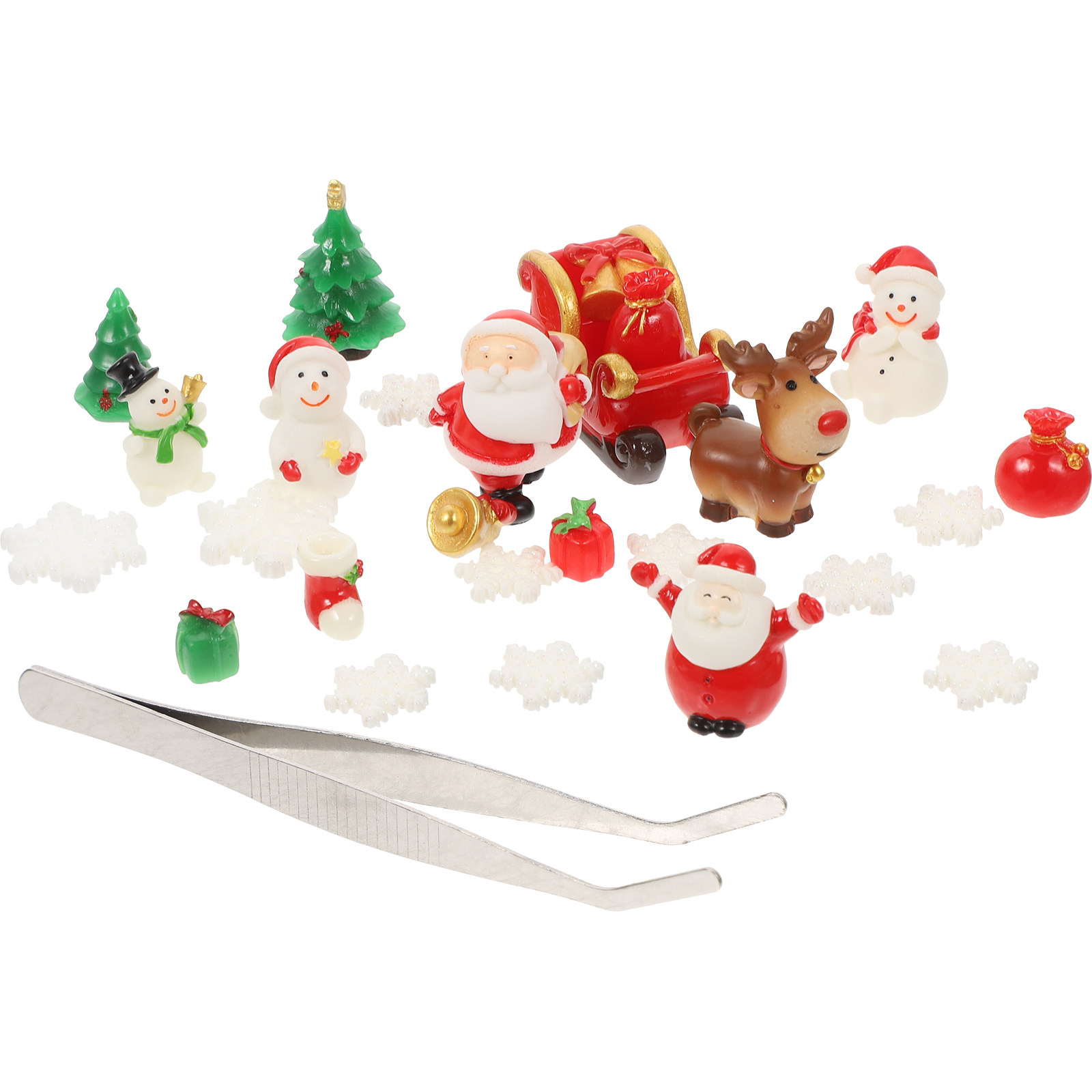 27Pcs Creative Resin Christmas - Interior Design Xmas reseña y precio