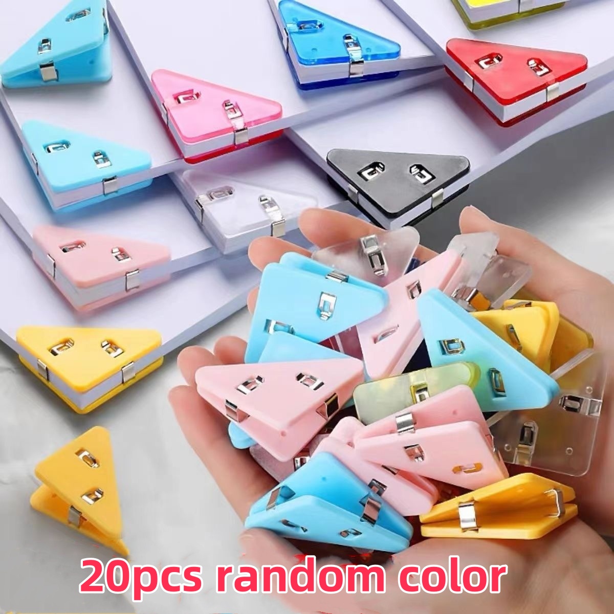 20Pcs Multicolor Geometric Des - Geometric Shelf Triangle reseña y precio