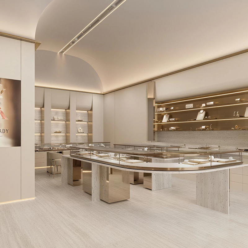 custom.Luxury Jewellery Shop O - Interior Design Retail reseña y precio
