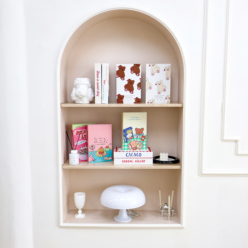 Cute Cream Food Style Decorati - Interior Design Book reseña y precio