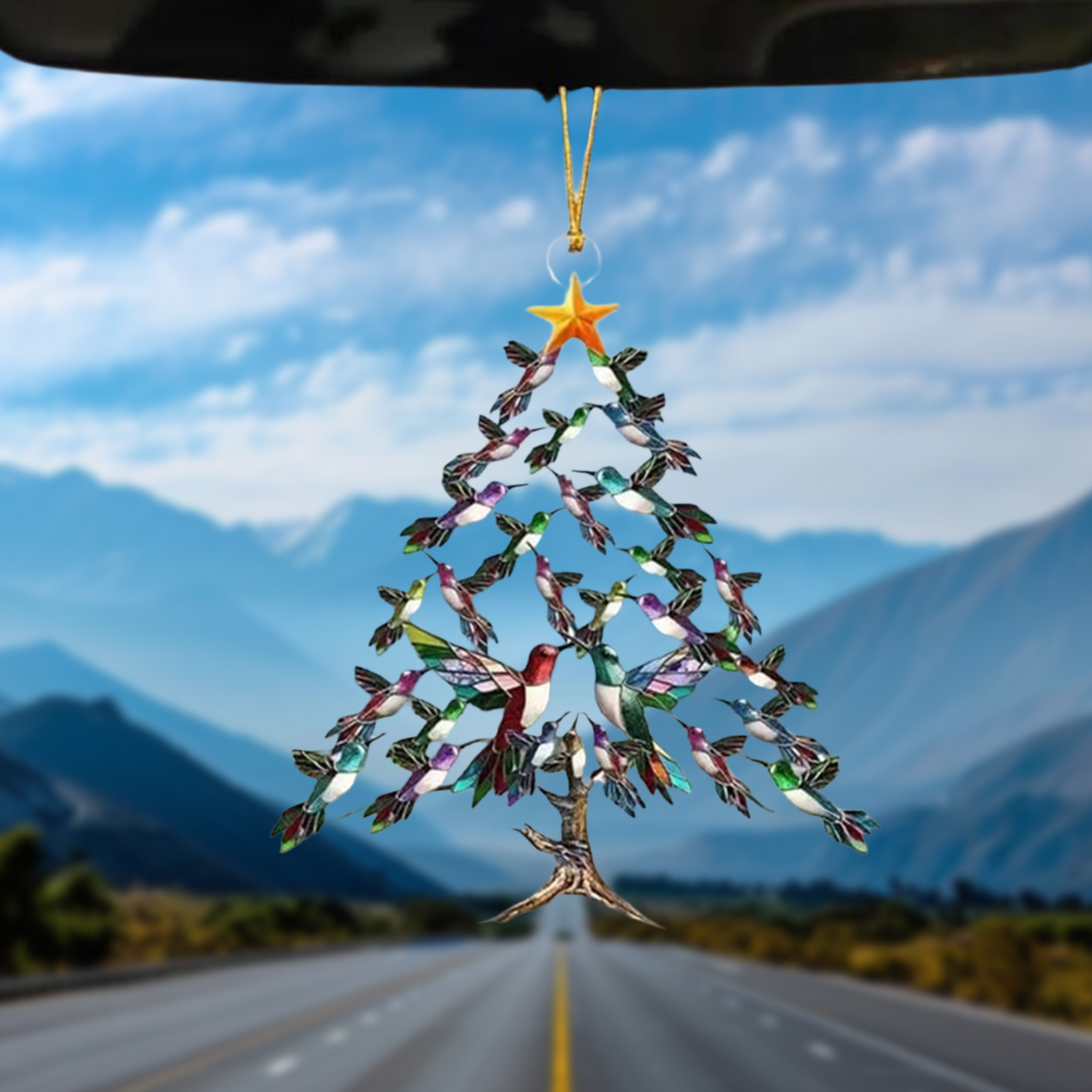 8cm 2D Acrylic Bird Ornaments  - Interior Design Xmas reseña y precio
