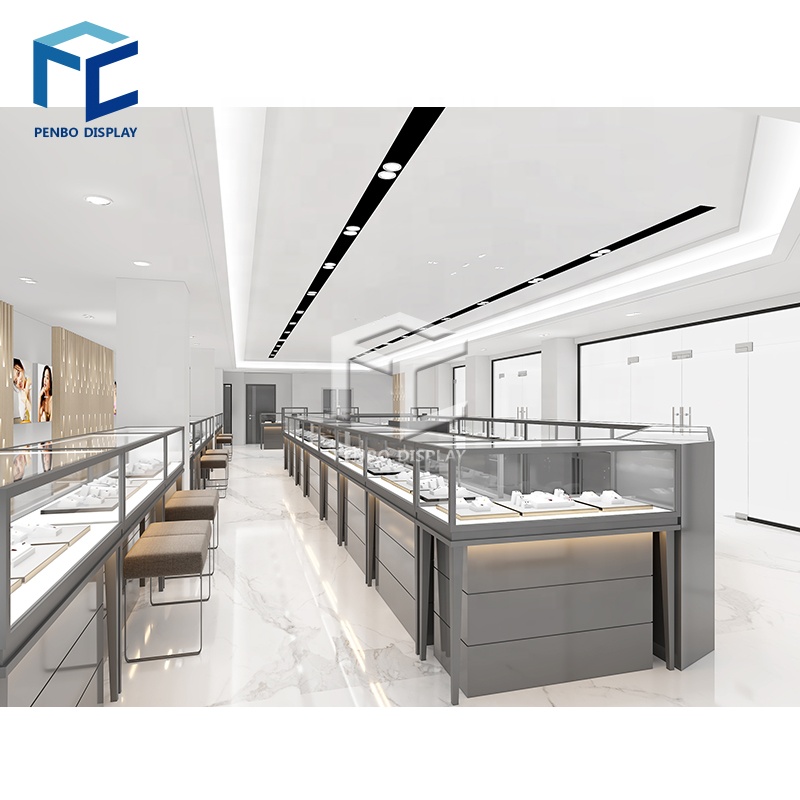 custom.Jewelry Showcase Retail - Interior Design Retail reseña y precio