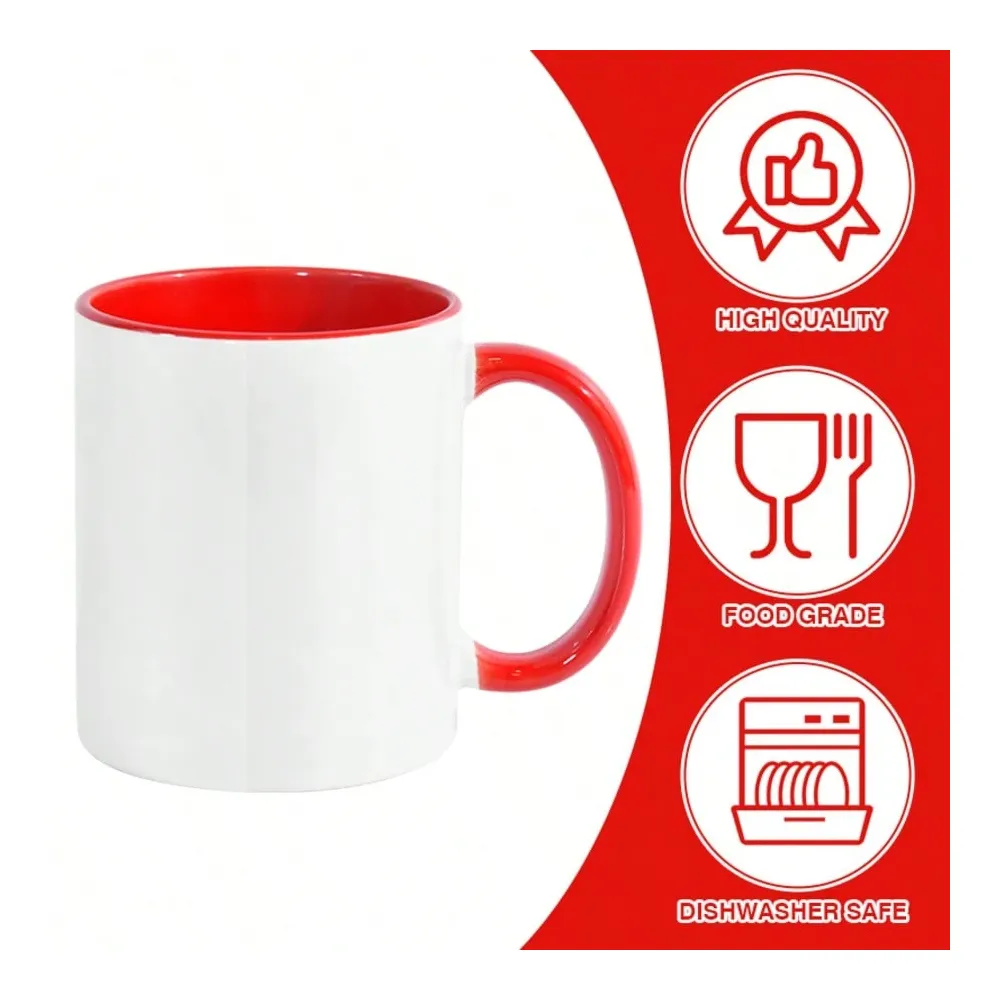 Sublimation Mugs With Colored  - Interior Design Xmas reseña y precio
