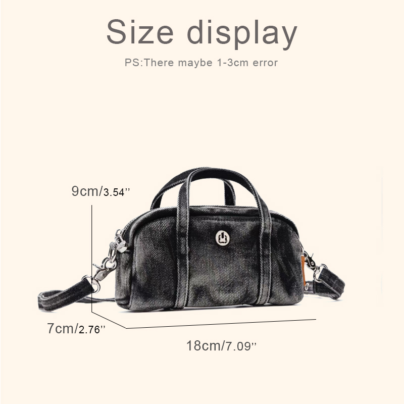 Korean Casual Mini Denim Box B - Interior Design Women reseña y precio