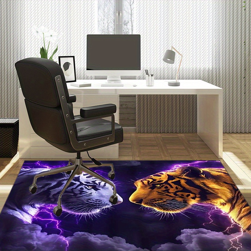 Tiger faces rug with electric  - Interior Design Your Room reseña y precio