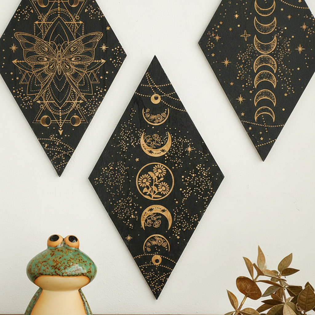 Geometric Wall Shelf Diamond T - Geometric Shelf Triangle reseña y precio