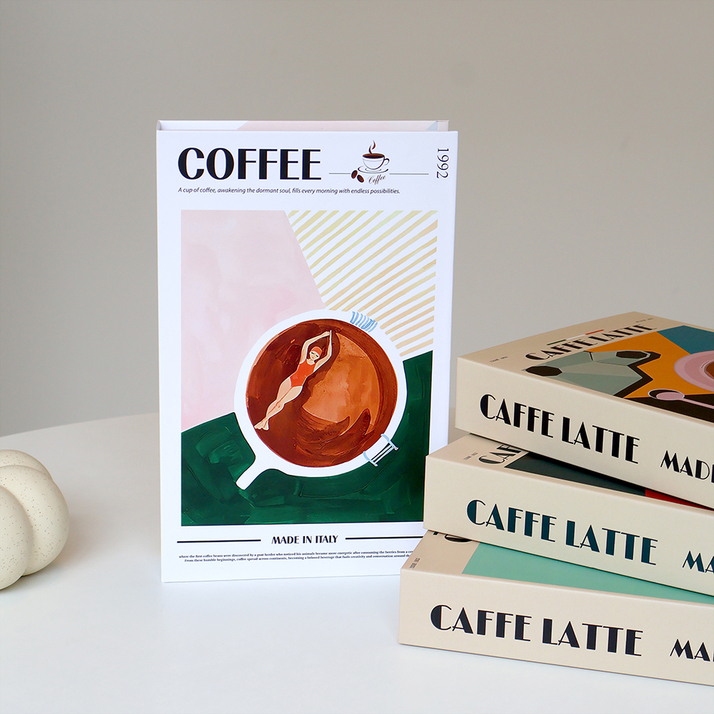Coffee Lover Book Ornaments Lu - Interior Design Book reseña y precio