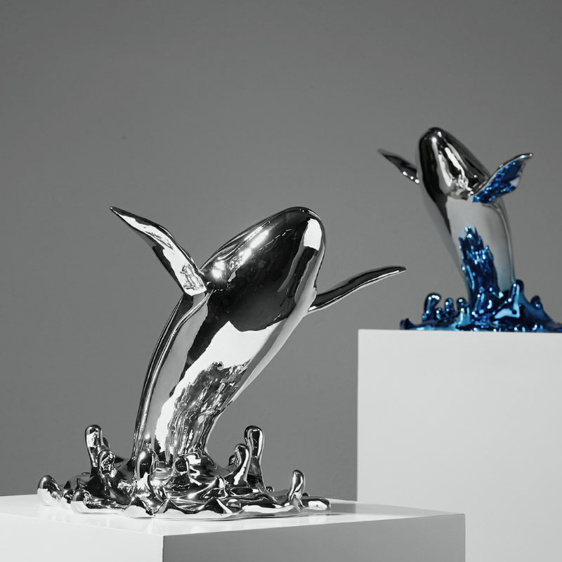 Creative Jumping Whale Sculptu - Interior Design Xmas reseña y precio