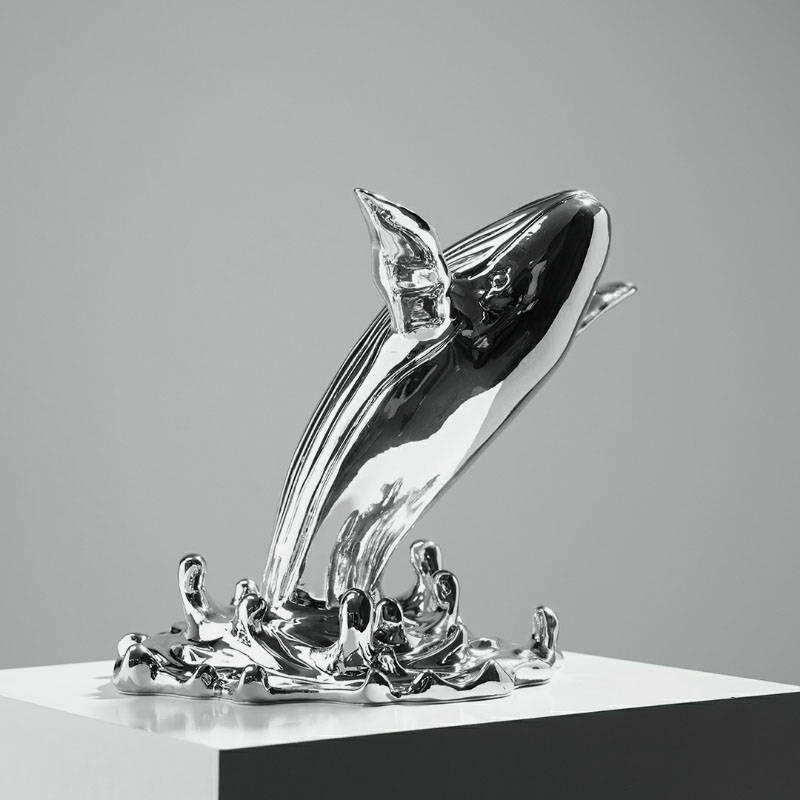 Creative Jumping Whale Sculptu - Interior Design Xmas reseña y precio