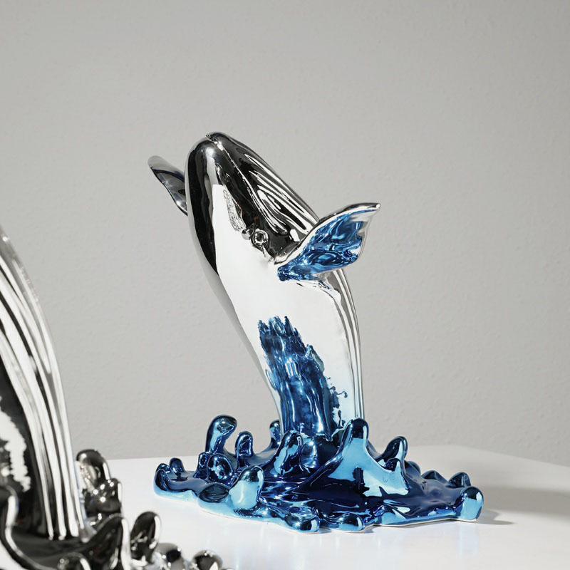Creative Jumping Whale Sculptu - Interior Design Xmas reseña y precio
