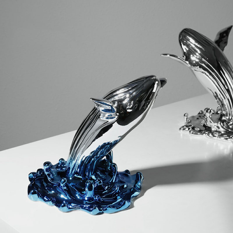 Creative Jumping Whale Sculptu - Interior Design Xmas reseña y precio