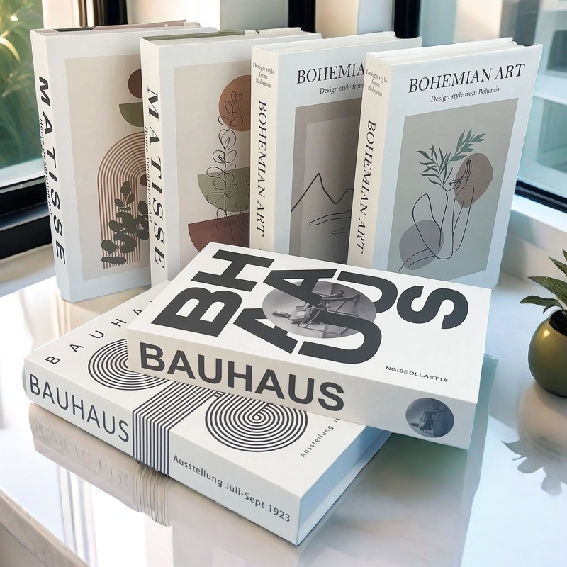 Boho Monet Decorative Books Lu - Interior Design Book reseña y precio