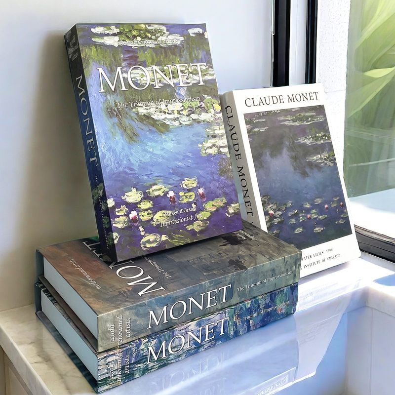 Boho Monet Decorative Books Lu - Interior Design Book reseña y precio